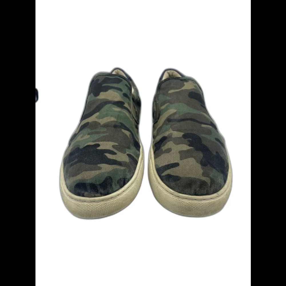 J.Crew Men's Explorer Camo Canvas Slip-on Sneakers Sz 11